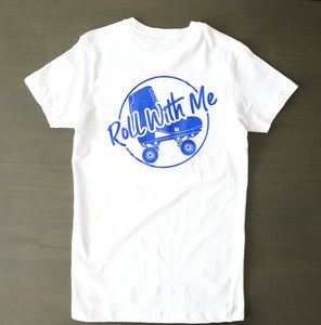 Short Sleeve Blue/White T-shirt