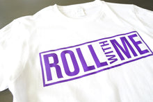 Load image into Gallery viewer, Short Sleeve White/Purple
