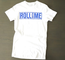 Load image into Gallery viewer, Short Sleeve Blue/White T-shirt
